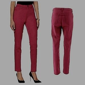 Diane Gillman pink jeggings